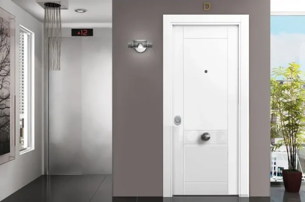 Puerta entrada 100-F lacada blanco